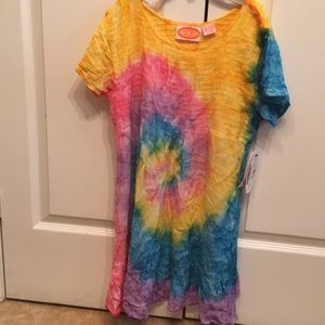 Tie Die Swim Coverup/Sundress
